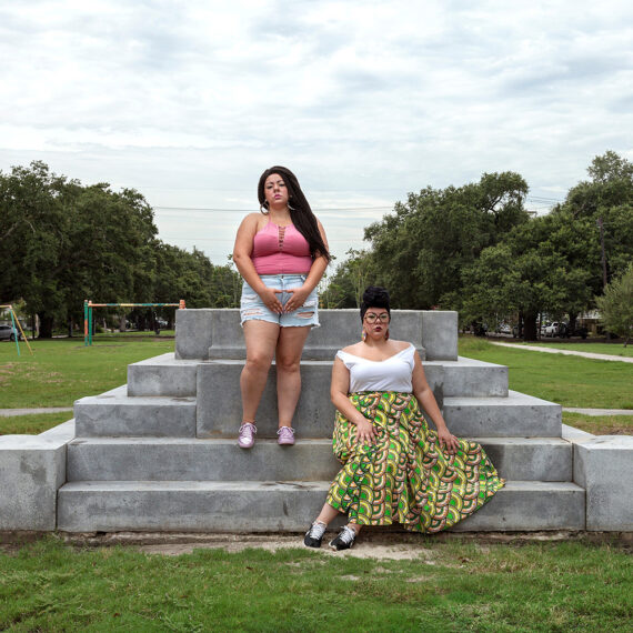 Geneviene Gaignard b. 1981, United States The Rise and Fall (Take Em Down), 2017 C-print 42 × 62 inches