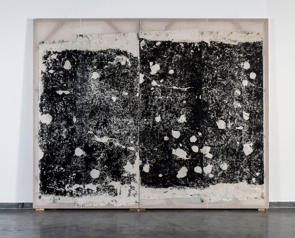 Giancarlo Scaglia b. 1981, Peru Stellar Aereo 19-20, 2015 Ink on Japanese scrim paper 118 × 148 inches