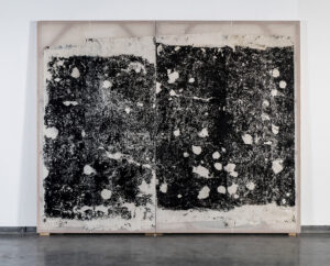 Giancarlo Scaglia b. 1981, Peru Stellar Aereo 19-20, 2015 Ink on Japanese scrim paper 118 × 148 inches