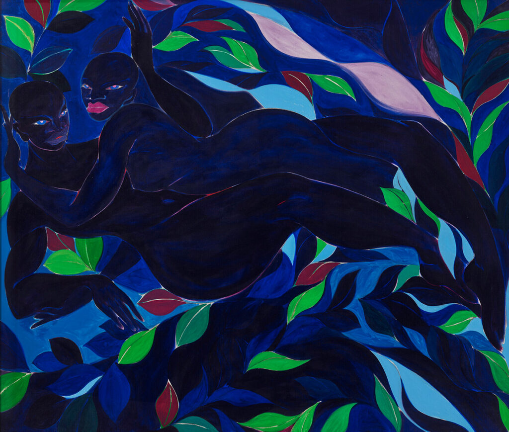 Tunji Adeniyi-Jones (b. 1992, United States) Love Ritual, 2019 Oil on canvas