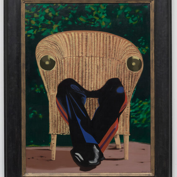 Eduardo Arroyo (b. 1937, Spain; d. 2018, Spain) La chaise de Yalta, 1969 Oil on canvas