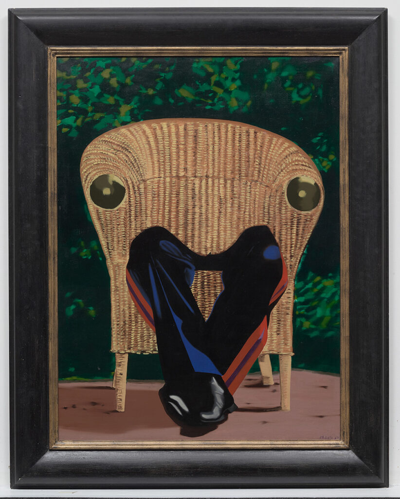 Eduardo Arroyo (b. 1937, Spain; d. 2018, Spain) La chaise de Yalta, 1969 Oil on canvas