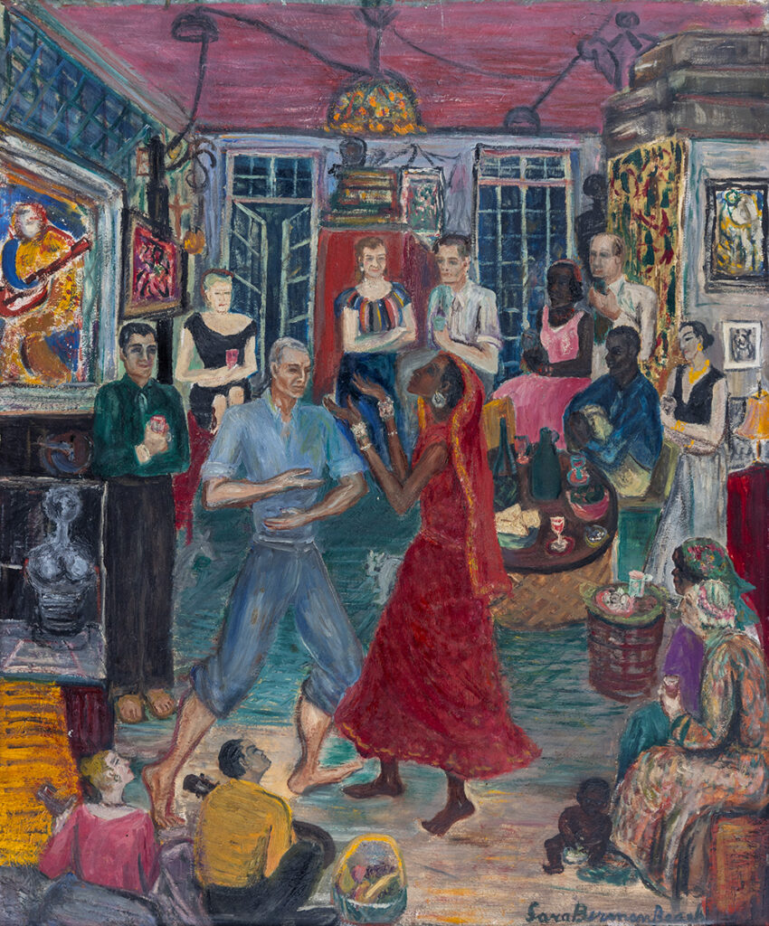 Sara Berman Beach (b. 1897, United States; d. 1978, United States) Open House, n.d. Oil on board