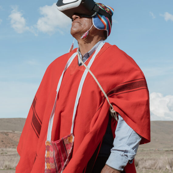 River Claure (b. 1997, Bolivia) Warawar Wawa, 2019 Five giclée prints on cotton paper Across