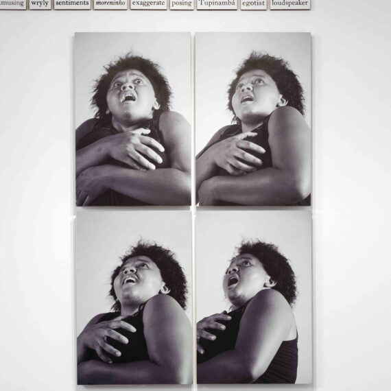 Jonathas de Andrade b. 1982, Brazil Eu, mestiço, 2017 UV prints on Falconboard Dimensions variable