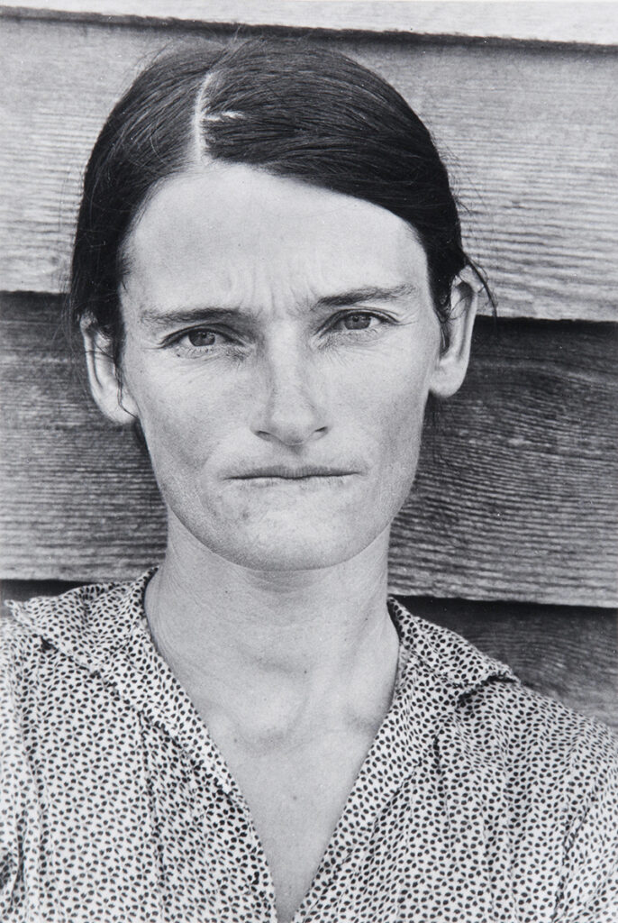 Walker Evans b. 1903, d. 1975, United States Allie Mae Burroughs, Hale County, Alabama, 1936, ca. 1962 Gelatin silver print 24 3⁄4 × 16 1⁄2 inches