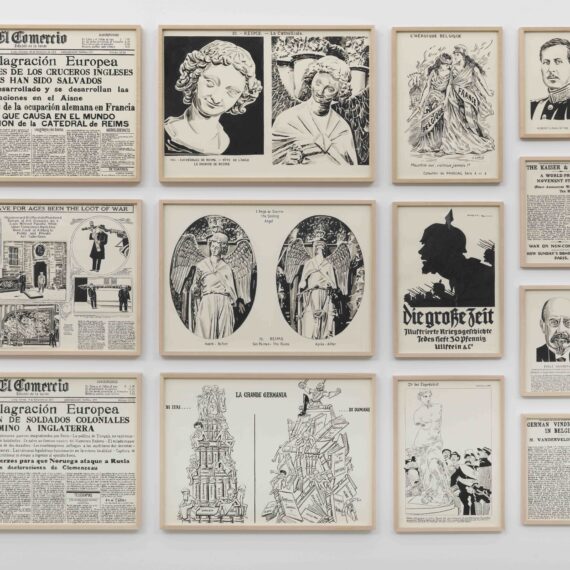 Fernando Bryce b. 1965, Peru To the Civilized World, 2013–14 Ink on paper 24 drawings: 27 1⁄2 × 10 3⁄4 inches (each) 52 drawings: 19 3⁄4 × 13 inches (each) 24 drawings: 13 3⁄4 × 9 3⁄4 inches (each)