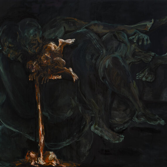 Márcia Falcão (b. 1985, Brazil) Dengo, da série Monumentais, 2024 Oil and oil stick on canvas