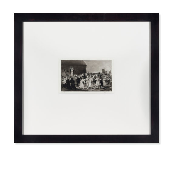 Robert Longo b. 1953, United States Untitled (After Goya, A Procession of the Flagellants, 1812-1819), 2012 Charcoal on paper, in artist’s frame 23 × 251⁄2 inches