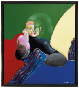 Rómulo Macció (b. 1931, Argentina; d. 2016, Argentina) Longue pensée, 1977 Oil on canvas