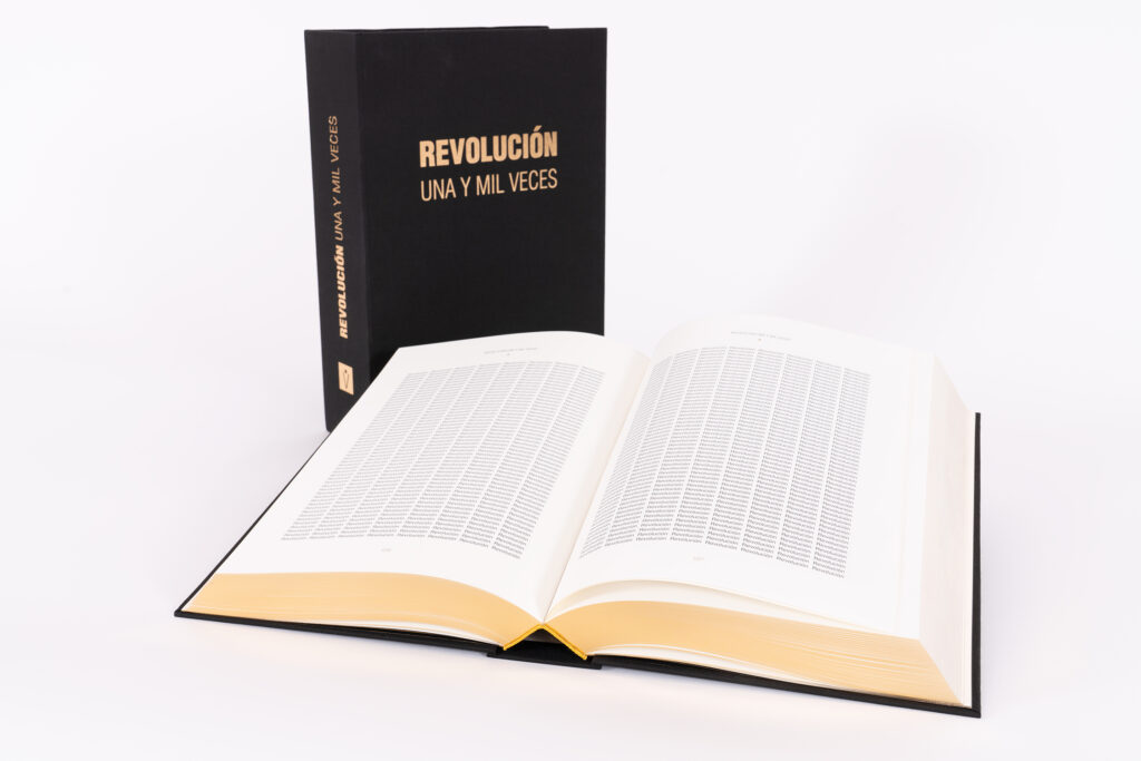 Reynier Leyva Novo b. 1983, Cuba Revolución una y mil veces, 2018 Book 14 5⁄8 × 10 5⁄8 × 3 1⁄2 inches