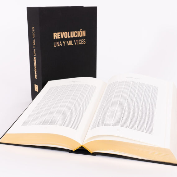 Reynier Leyva Novo b. 1983, Cuba Revolución una y mil veces, 2018 Book 14 5⁄8 × 10 5⁄8 × 3 1⁄2 inches