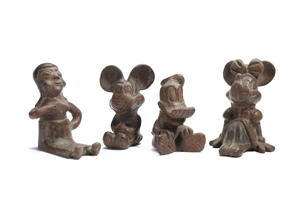 Nadín Ospina b. 1960, Colombia Mamos, 1996 Painted ceramic 7 7⁄8 × 5 inches (each)