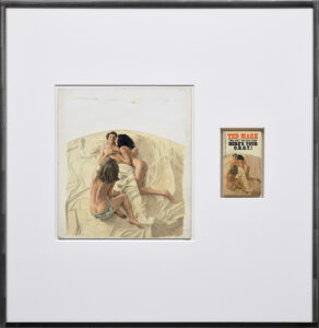 Richard Prince (b. 1949, United States) Untitled (original), 2011 Original illustration and paperback book, in artist’s frame