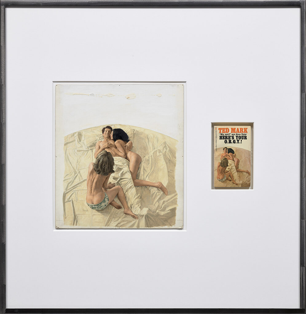 Richard Prince (b. 1949, United States) Untitled (original), 2011 Original illustration and paperback book, in artist’s frame