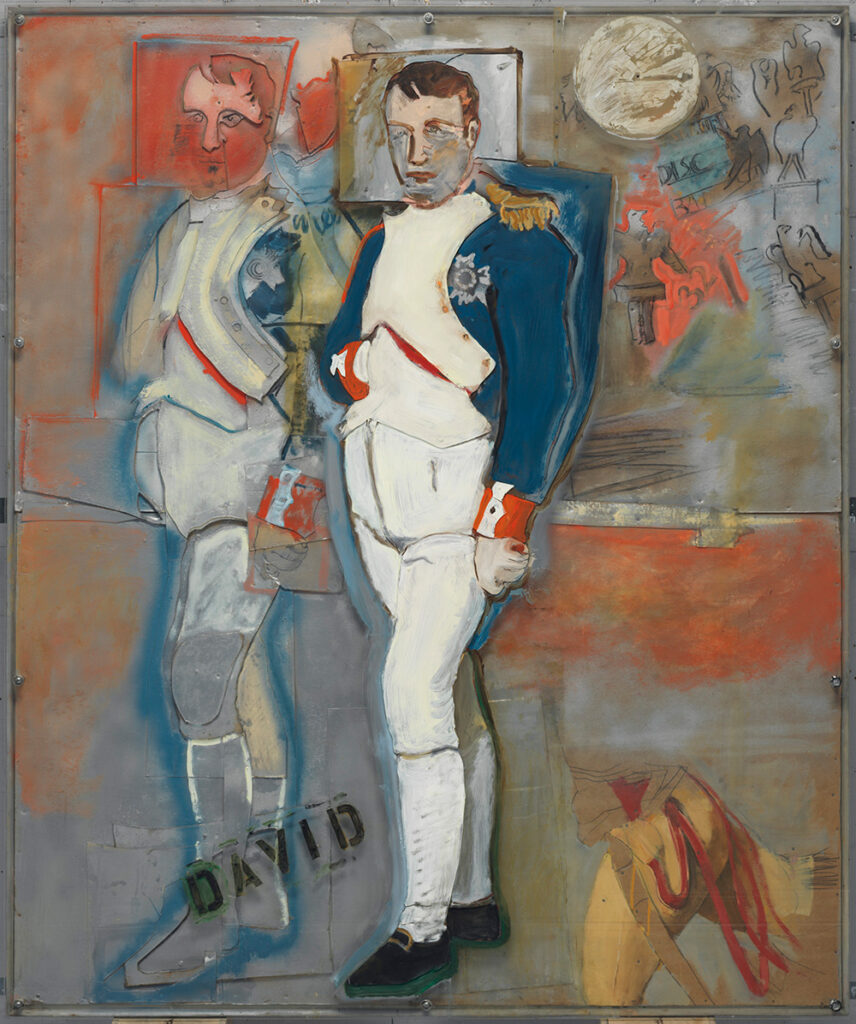 Larry Rivers (b. 1923, United States; d. 2002, United States) The Second Greatest Homosexual, 1965 Acrylic, nails, wood collage, and Plexiglas on cardboard construction laid on panel