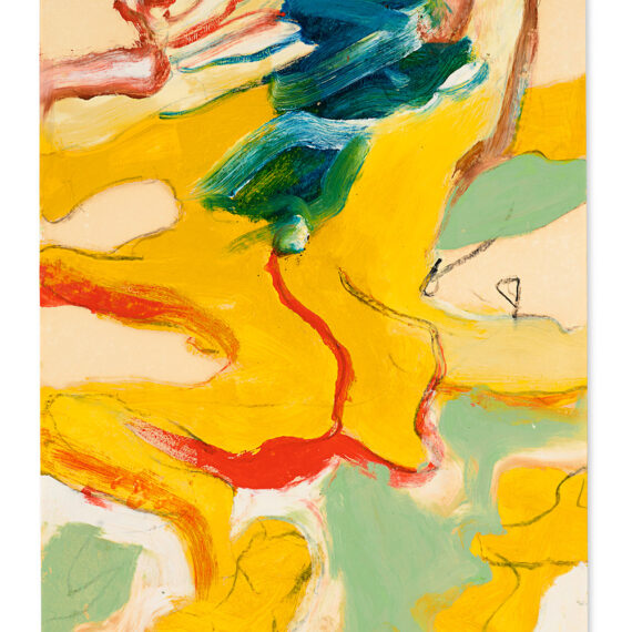 Willem de Kooning (b. 1904, United States; d. 1997, United States) Untitled, 1977 Oil and charcoal on paper laid down on canvas