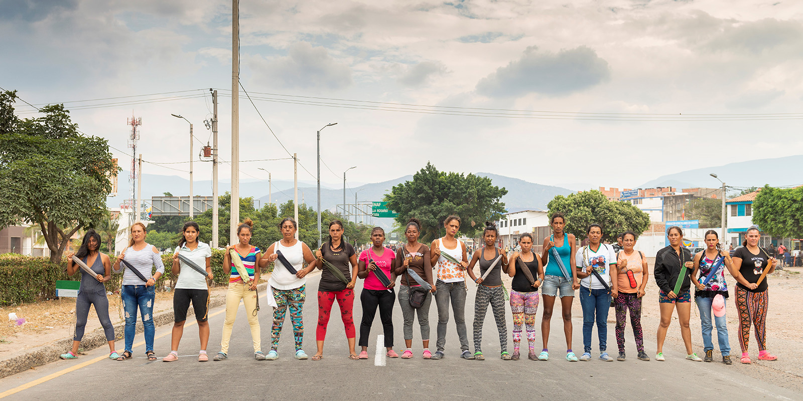 Teresa Margolles (b. 1963, Mexico) Trocheras con pretal, 2019 Digital print on Hahnemuhle photo rag paper