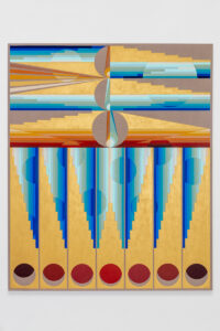 Eamon Ore-Giron (b. 1973, United States) Infinite Regress CL, 2021 Mineral paint and flashe on linen