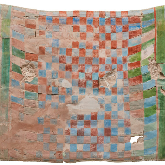 Alice Wagner (b. 1974, Peru) Manto II, 2019–20 Fired clay, plaster, and color pigments