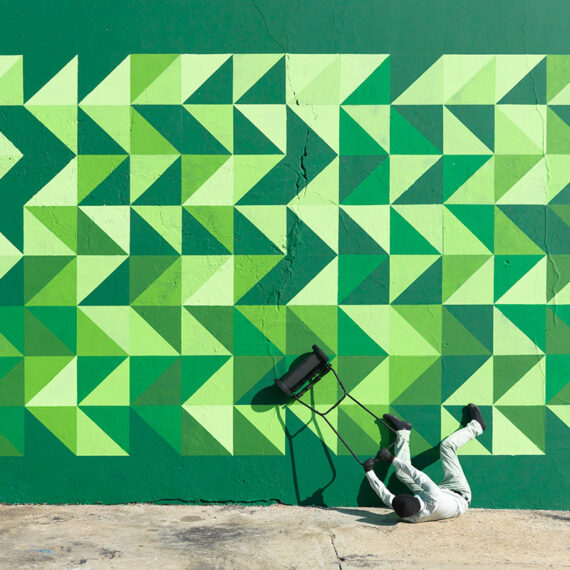 Robin Rhode (b. 1976, South Africa) Evergreen, 2017 Chromogenic prints