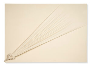 Jorge Eielson (b. 1924, Peru; d. 2006, Italy) Quipus 79b, 1978 Painted canvas over wood