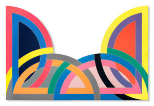 Frank Stella (b. 1936, United States) Hagmatana I, 1967 Acrylic and graphite on shaped canvas