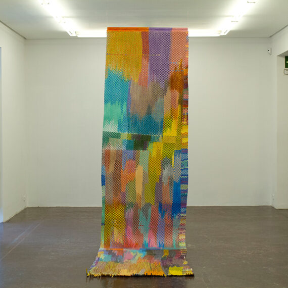 Daniela Libertad (b. 1983, Mexico) Dibujo teijdo 5, 2021 Color pencil on woven paper