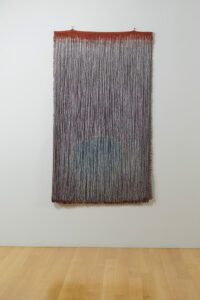 Olga de Amaral (b. 1932, Colombia) Lienzo 30, 2001 Linen, gesso, and acrylic