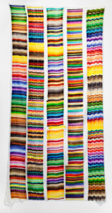 Polly Apfelbaum (b. 1955, United States) Wimple, 2009 Marker on synthetic velvet