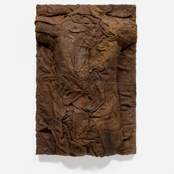 Magdalena Abakanowicz (b. 1930, Poland; d. 2017, Poland) Untitled, 1977 Jute and resin on board