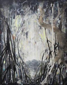 Francisco “Taka” Fernández (b. 1966, Mexico) From the series Capítulo 20, 2014 Mixed media on canvas