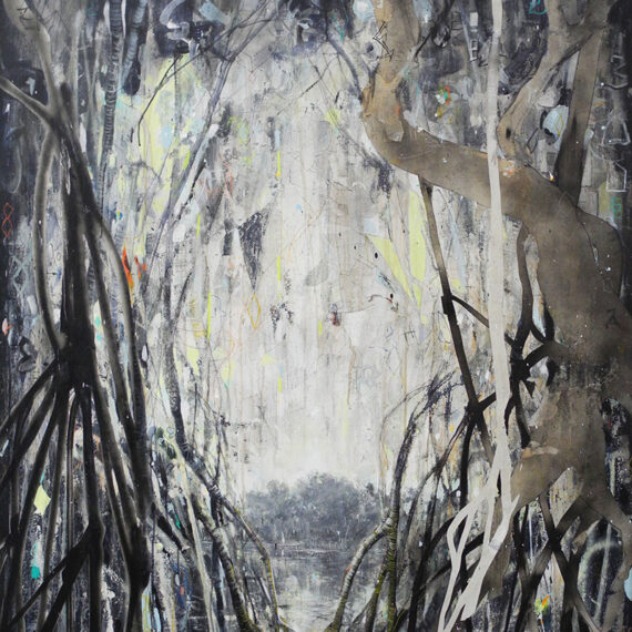Francisco “Taka” Fernández (b. 1966, Mexico) From the series Capítulo 20, 2014 Mixed media on canvas