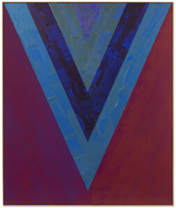 Kenneth Noland (b. 1924, United States; d. 2010, United States) Songs: “What’s New” (Bobby Haggart), 1984 Acrylic on canvas