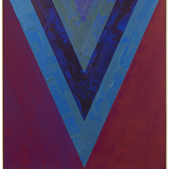 Kenneth Noland (b. 1924, United States; d. 2010, United States) Songs: “What’s New” (Bobby Haggart), 1984 Acrylic on canvas