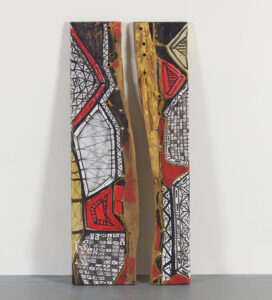 Sonia Gomes (b. 1948, Brazil) Untitled, from the series Risco do Tempo, 2013 Marker and thread on canvas, textile and paper collage