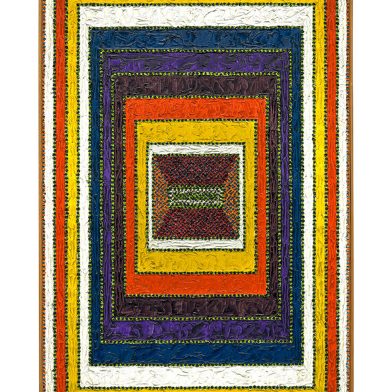 Alfred Jensen (b. 1903, Guatemala; d. 1981, United States) The Acroatic Rectangle, Per. V, 1967 Oil on canvas