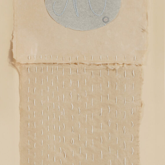 Elena del Rivero (b. 1949, Spain) Letter from the Bride (117), 1997 Needles, thread, and embroidery on paper