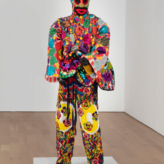 Nick Cave (b. 1959, United States) Soundsuit, 2006 Afghan, cotton and found beaded fabric, mannequin, and armature Nick Cave (b. 1959, United States) Soundsuit, 2006 Afghan, cotton and found beaded fabric, mannequin, and armature