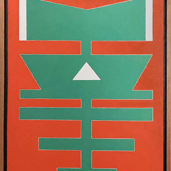 Rubem Valentim b. 1922, Brazil; d. 1991, Brazil Emblema, 1984 Acrylic on canvas