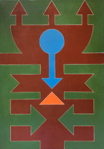 Rubem Valentim b. 1922, Brazil; d. 1991, Brazil Emblema, 1985 Acrylic on canvas