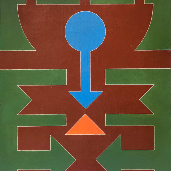 Rubem Valentim b. 1922, Brazil; d. 1991, Brazil Emblema, 1985 Acrylic on canvas