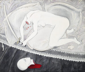 Rocío García (b. 1955, Cuba) Geisha Samurai from the series Geishas, 1995 Oil on canvas