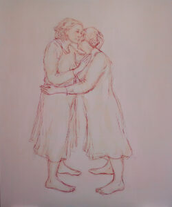 Claire Gavronsky (b. 1957, South Africa) Parting Words, 2024 Acrylic on canvas