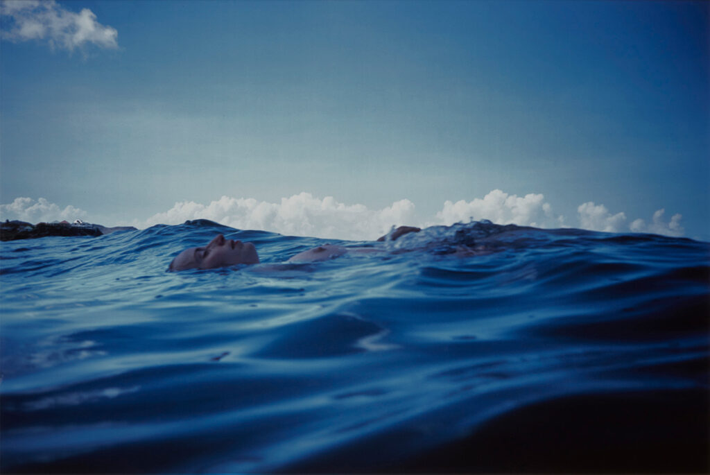 Nan Goldin (b. 1953, United States) Christine Floating in the Sea, St. Barth’s, 1999 Dye destruction print, ed. 13/15