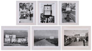 Alfredo Jaar (b. 1956, Chile) Studies on Happiness, Public Interventions, 1980 Six gelatin silver prints, ed. 3/3