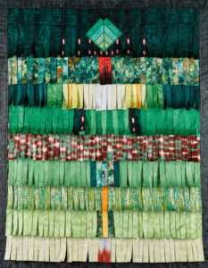 Abdoulaye Konaté (b. 1953, Mali) Vert Pour Sidy, 2017 Textile