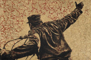 José Ángel Toirac b. 1966, Guantánamo, Cuba; lives in Havana, Cuba Pantocrator, 2012 Oil and gold leaf on canvas