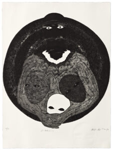 Belkis Ayón b. 1967, d. 1999, Havana, Cuba Intolerancia, 1998 Collagraph on woven paper