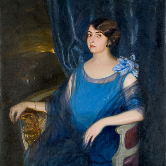 Wifredo Lam b. 1902, Sagua la Grande, Cuba; d. 1982, Havana, Cuba Retrato de dama, 1929 Oil on canvas